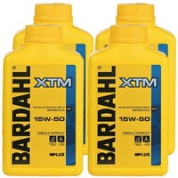 4L MotorÖL Halbsynthetisch Moto 4T Bardahl Xtm Synt 15W50 MA2 Polar Plus