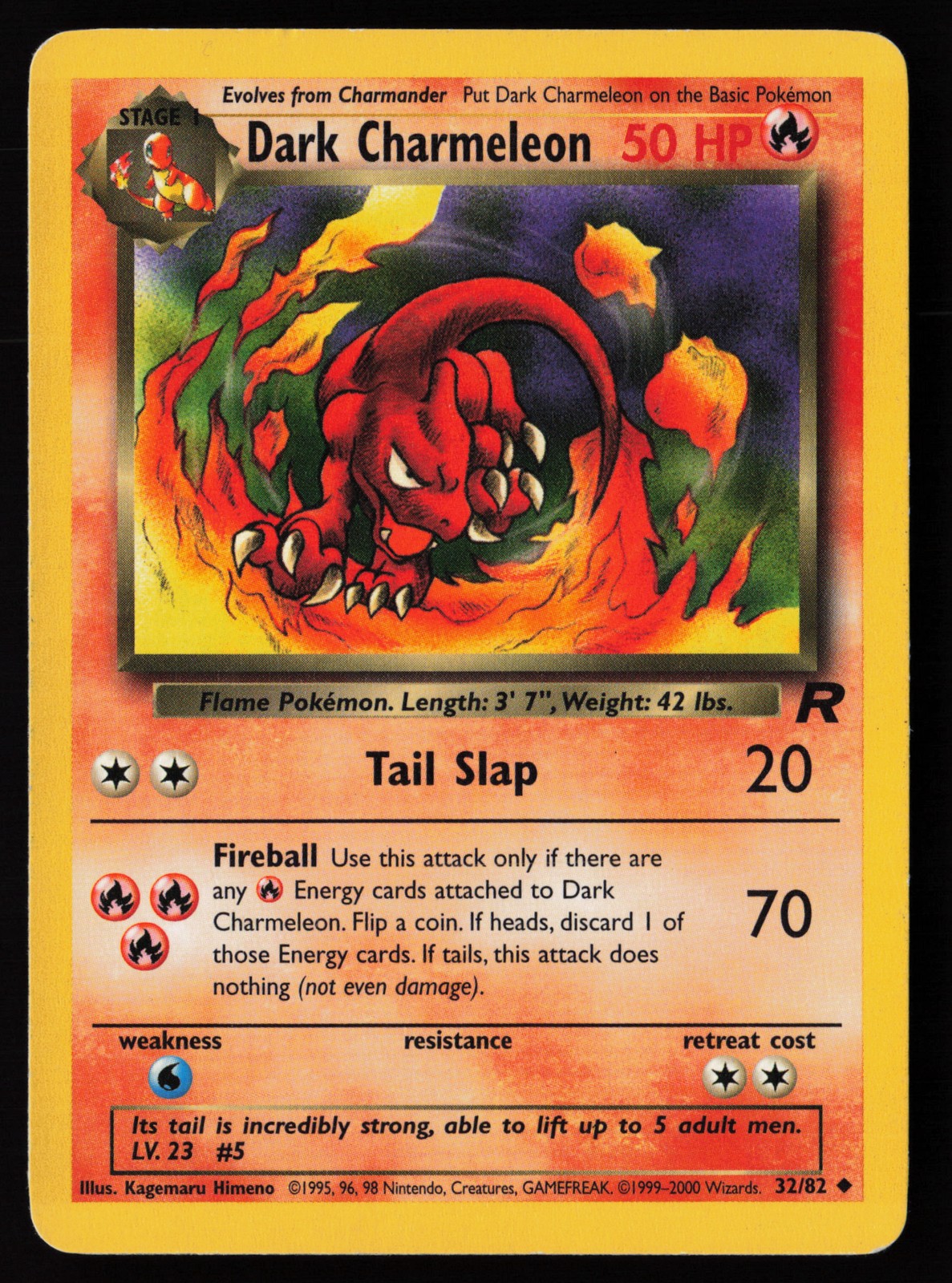 Dark Charmeleon #32 Team Rocket Pokemon Card