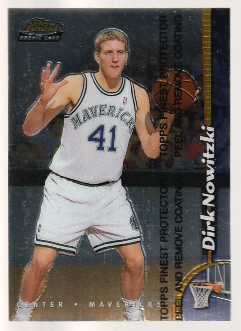 Topps Dirk Nowitzki Basketball Rookie Sports Trading Cards