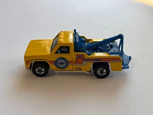 Vintage 1983 Hot Wheels Mainline Ramblin’ Wrecker AAA 24 Hour Towing Truck Loose