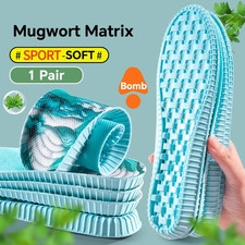 1 Pair Super Soft High-Elasticity Sports Insoles, High Quality PU Long Standing