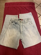 Vintage Y2K South Pole Lite Denim Baggy Jeans Size 14 Youth Boys RN82628 Skater