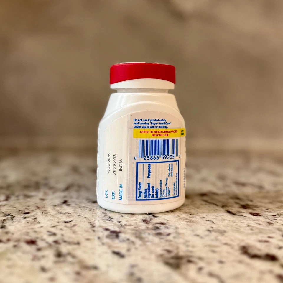 1 Unidad-Aleve Artritis Cap Alivio del Dolor Naproxeno Sodio (AINE), 200ct*NUEVO-ENVÍO GRATUITO Foto 2 de 2