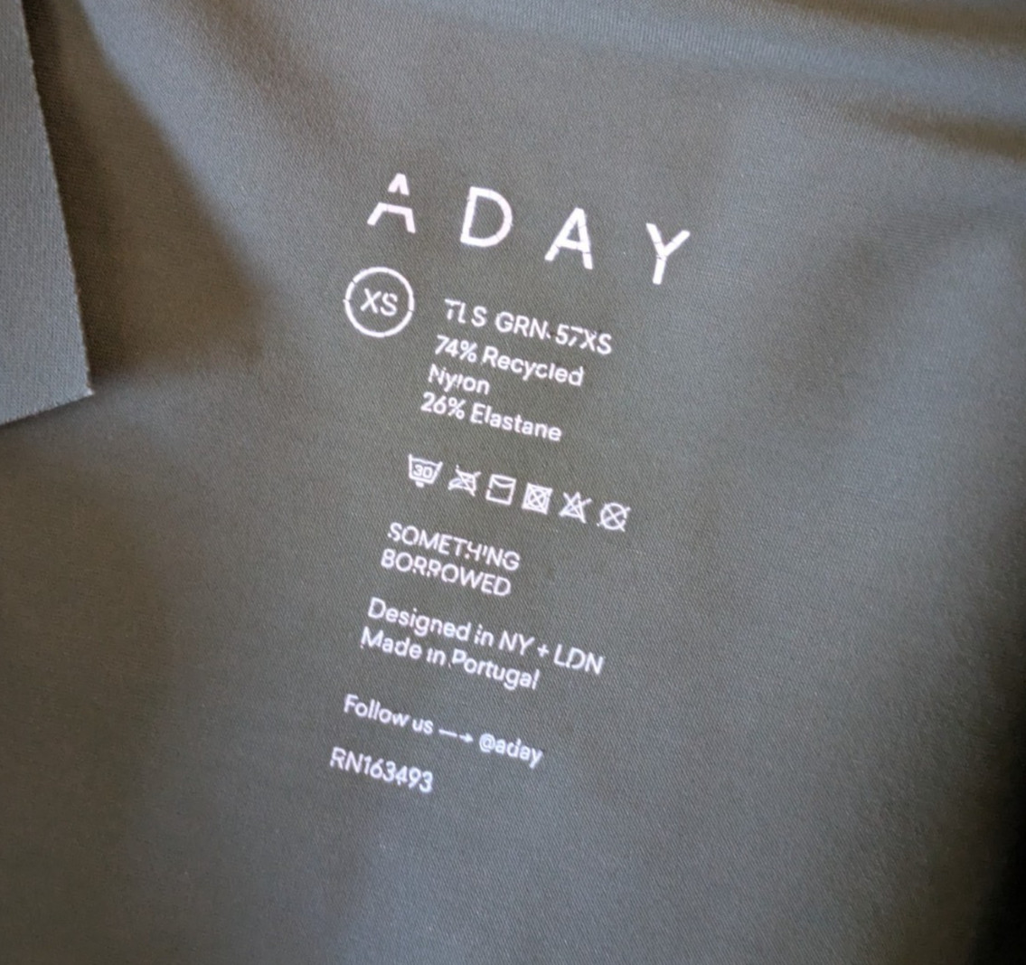 Aday Something Borrowed Moss Green Snap Button Tu… - image 3