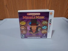 Professor Layton & the Miracle Mask (Nintendo 3DS, 2012) Tested,CIB
