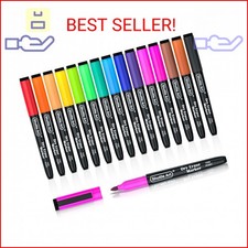 Shuttle Art Dry Erase Markers, 15 Colors Magnetic Whiteboard Markers, Fine Point