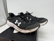 Under Armour Charged Assert 10 Men's Sneakers Running Shoes Black White - 11