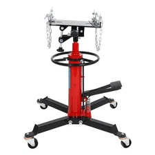2 Stage 1800 LBS Hydraulic Transmission Jack w/360°Swivel Wheel Lift Hoist