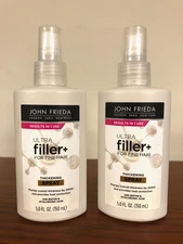 (2) John Frieda Ultra Filler+ For Fine Hair Thickening Spray Hyaluronic 5 oz