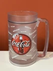 VINTAGE 1998 Coca Cola Thermo Serv Freezer Mug Made in USA Coke 16 oz
