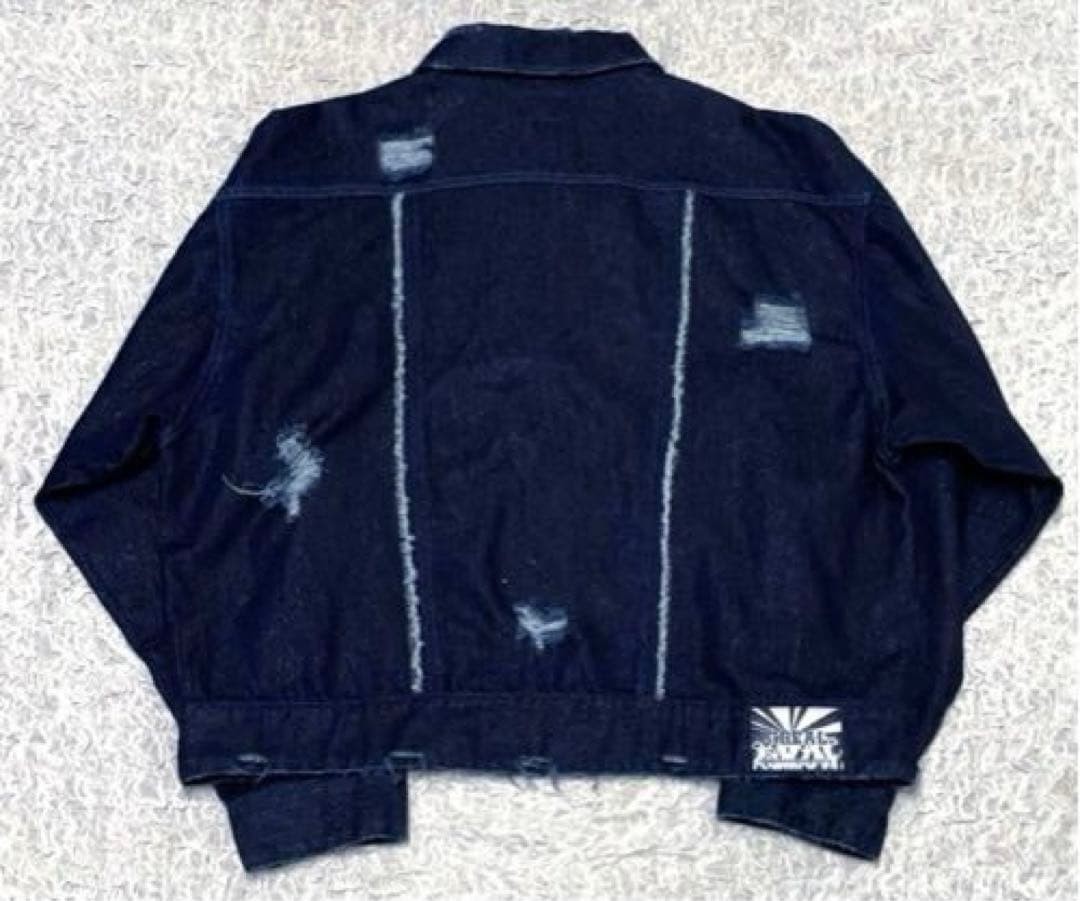 GIDEAL. Denim Set Up Damaged Processing Glitter B… - image 6