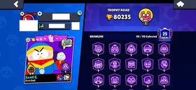 80K TROPHY | ALL MAX BRAWLER | 97 HYPERCHARGE | 202 Epic / 12 Leg / 13 Mythic