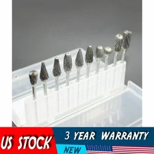 10X Dental Carbide Burs for Polishing Teeth Drill 2.35mm Shank