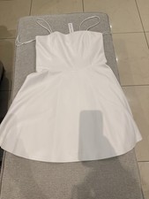 Alice + Olivia Faux Leather Mini Dress – Off White – Size 10 – NWT ($395)
