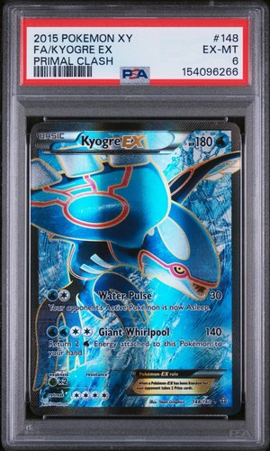 Kyogre-EX graded PSA 6 for sale on eBay