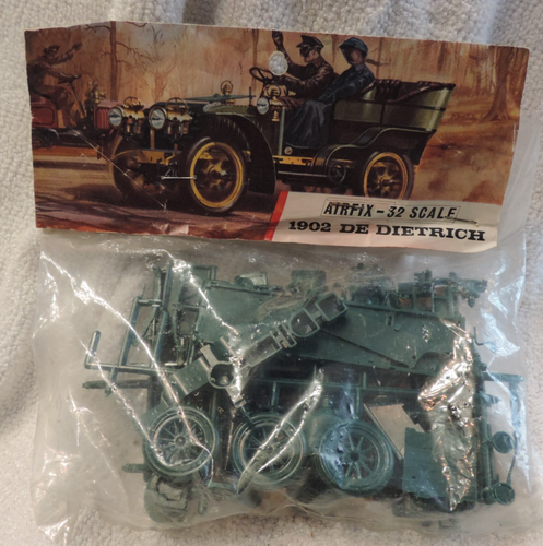 NEW OLD STOCK MODEL KIT AIRFIX BAGGED 1902 DE DIETRICH CAR AUTO MADE IN ENGLAND