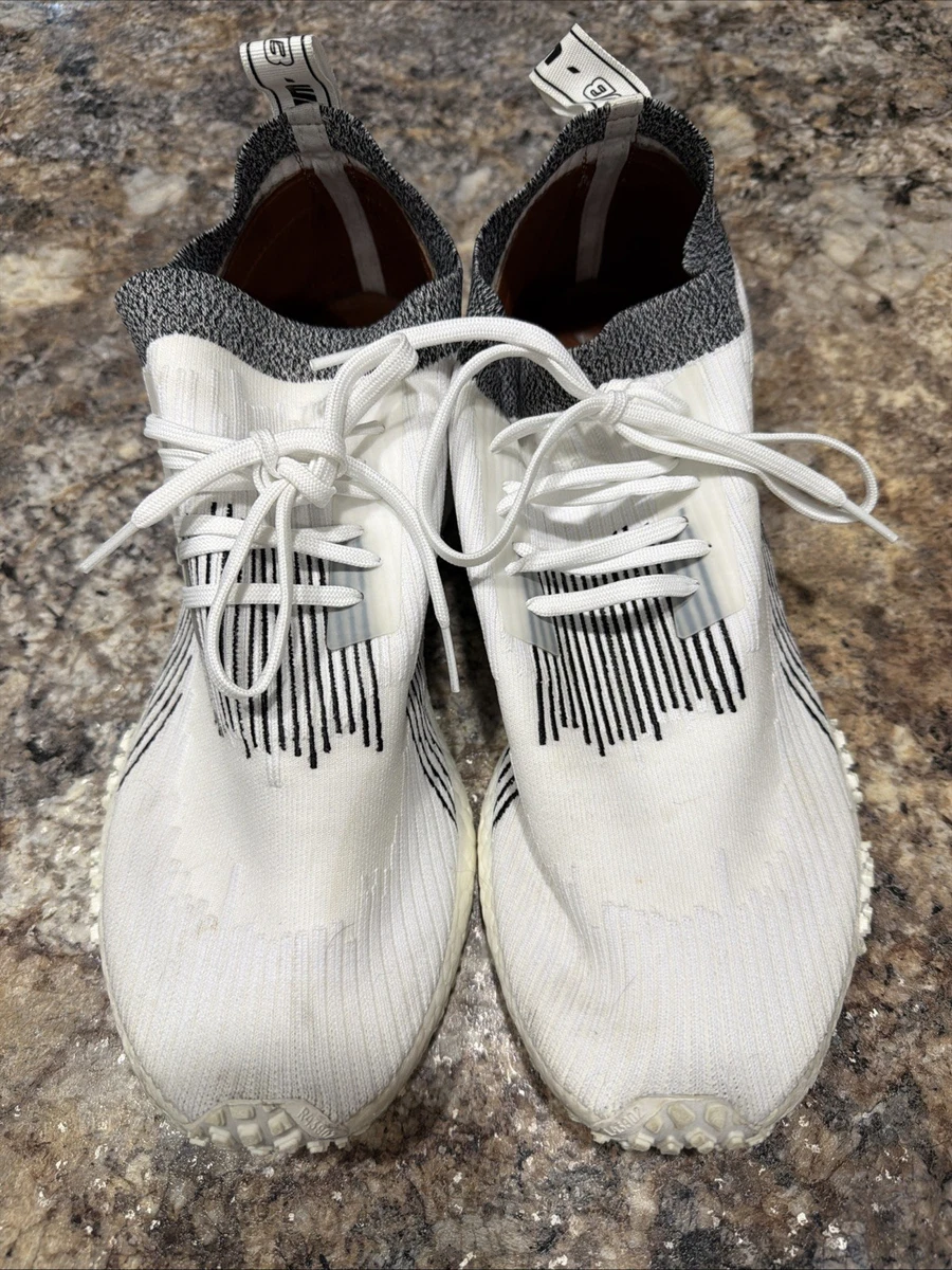 adidas gazelle silver green womens Adidas Originals NMD_Racer Men's Shoes White/Black/Strewo main image 1
