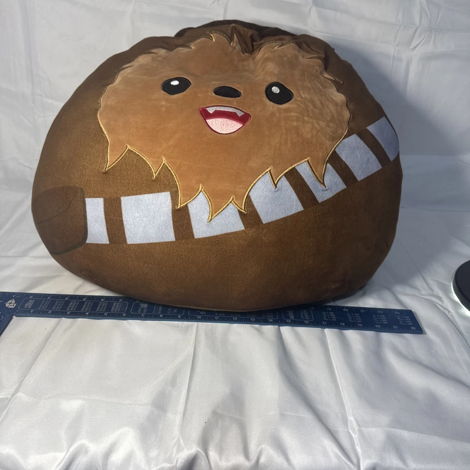 Squishmallow Star Wars Chewbacca XL Large Jumbo 24” Plush Soft Toy Kellytoy - Image 4 of 4