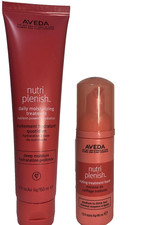 2 pc Combo AVEDA NUTRI PLENISH DAILY MOISTURIZING TREATMENT 5oz  FOAM 1.5 oz