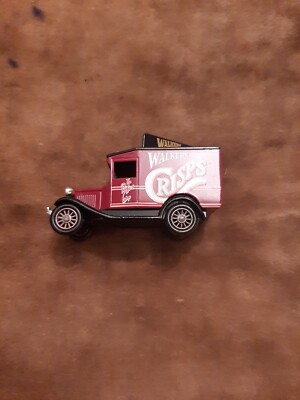 Lledo Werbemodelle Walkers Chips Van Spielzeugauto Vintage Style rot