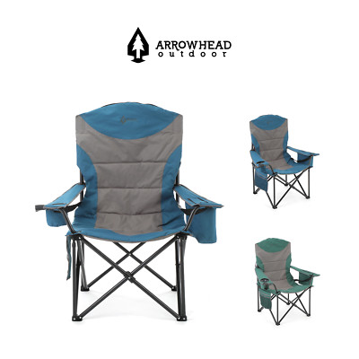 Arrowhead Outdoor XXL Extra Large Folding Camping Chair 600lbs Weight Capacity
