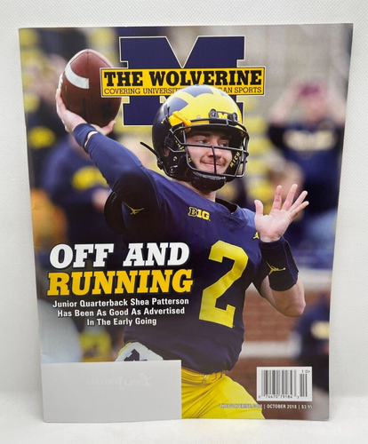 Michigan football program collectables The Wolverine Magazine