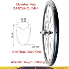 700C Road Bike Rear Wheels Carbon Tubeless Bicycle Wheel Center Lock HG XD XDR