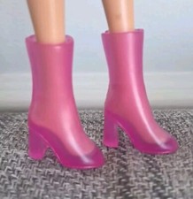 Barbie Style Doll Clothes. Defa Lucy Fashion Beauty Fab Pink Jelly Boots. NEW!!