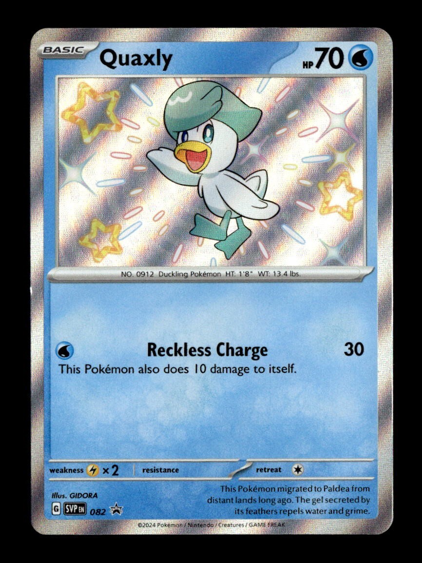Pokémon TCG - Quaxly - 082 - SV: Scarlet & Violet PROMO Cards - Near Mint