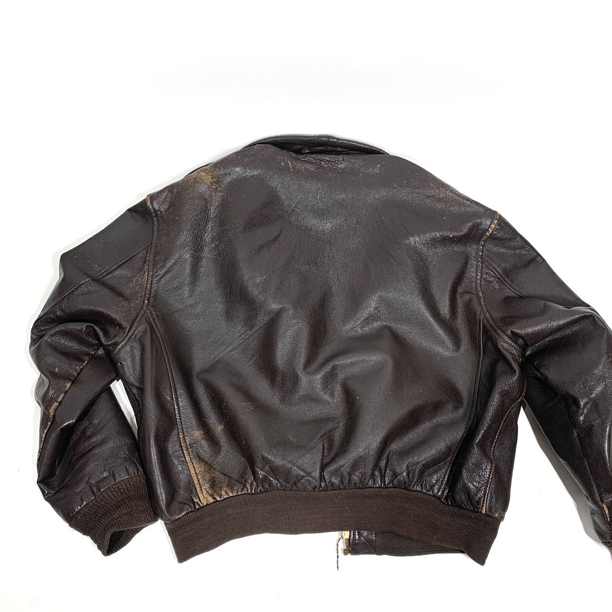 Vintage Copper Type A-2 Brown Leather Air Force Flight Vintage Copper Type A-2 Brown Leather Air Force Flight