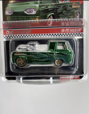 Hot Wheels 2020 Holiday Hi-Po Hauler RLC Green Gas Monkey #12417