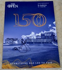 The 150th Open 2022 St Andrews Programme Signed By Cameron Smith Winner With COA