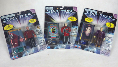 3 Playmates Star Trek Admiral William Hunter Of Tosk Prof Data Actionfigur NEU