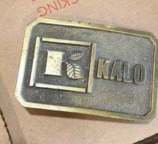 Kalo Labs Agricultural Products Lewis Corp. Brass Belt Buckle Farming Farm
