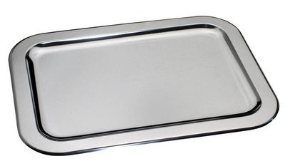 chg Servierplatten silber 36,0 x 25,0 cm