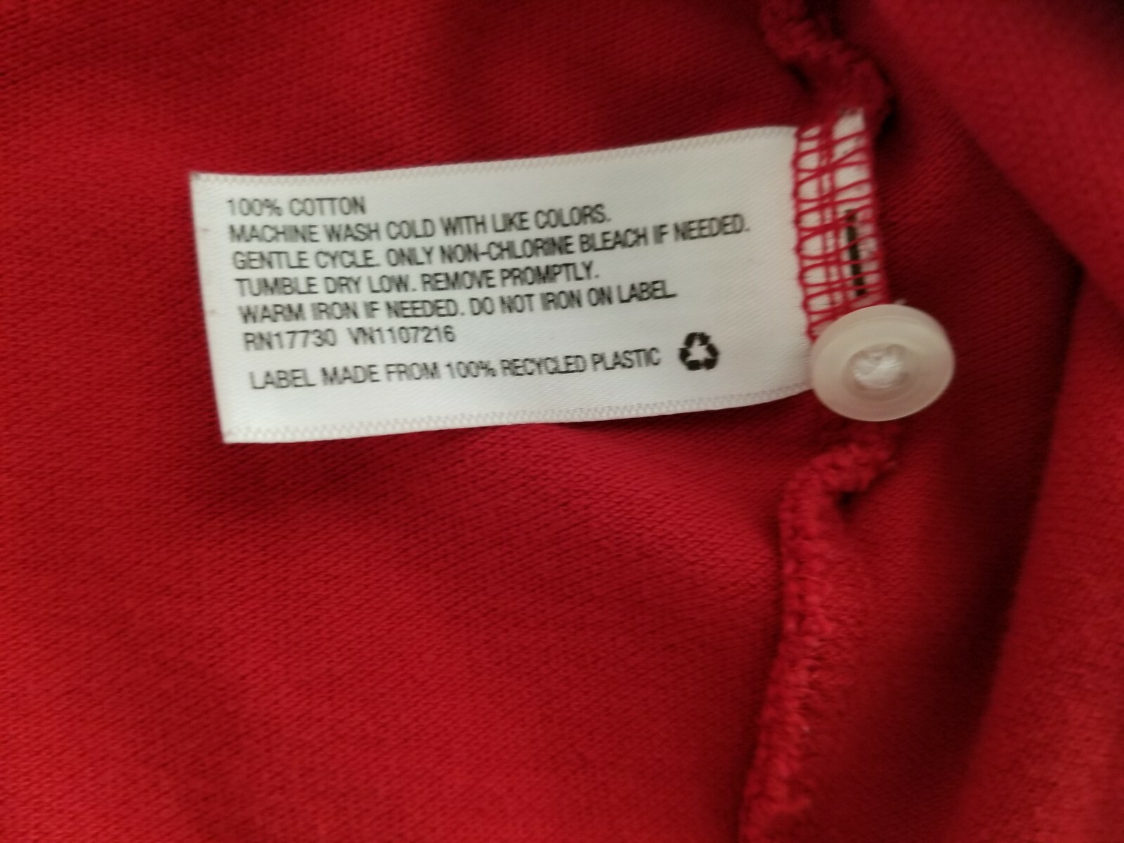 Merona Basic Solid Red Short Sleeve Polo Shirt Si… - image 10