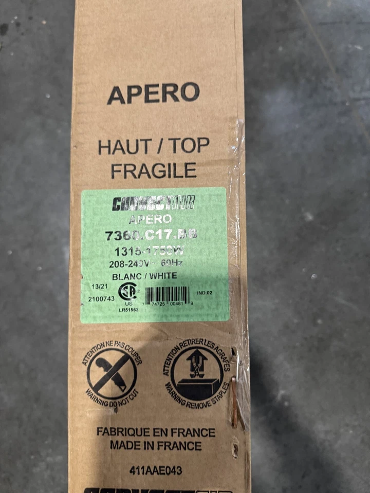 Calentador de espacio de montaje en superficie ConvectAir 7360-C17-BB blanco Foto 4 de 4