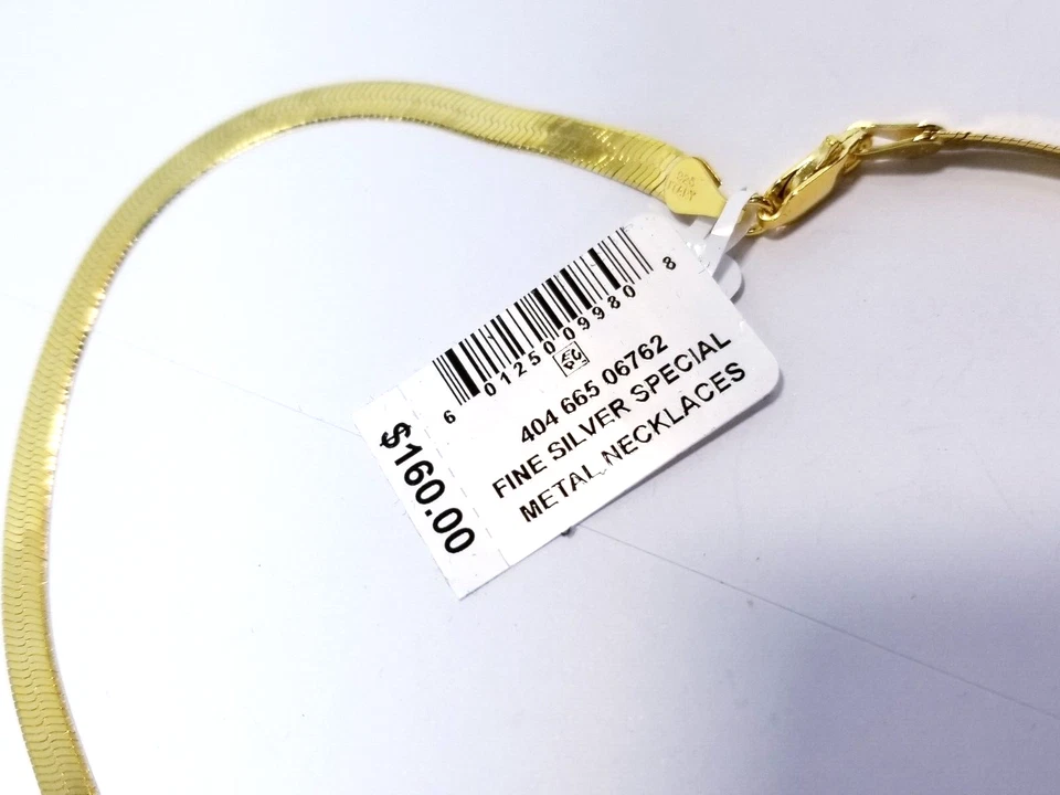 Collar Giani Bernini oro sobre plata de ley 4,5 mm espiga 20" Foto 2 de 4