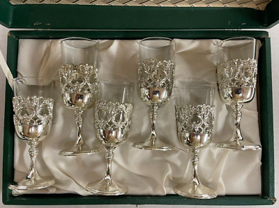 Glasses Cordial Liqueur, 6 Piece Box Set 4.5'' Height