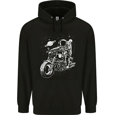 Space Biker Astronaut auf einem Motorrad Weltraum Kinder Kids Hoodie