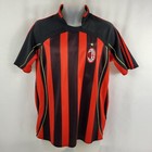 AC Milan Soccer Jersey FC Football Club Italy Maxima SS Shirt Mens size Medium