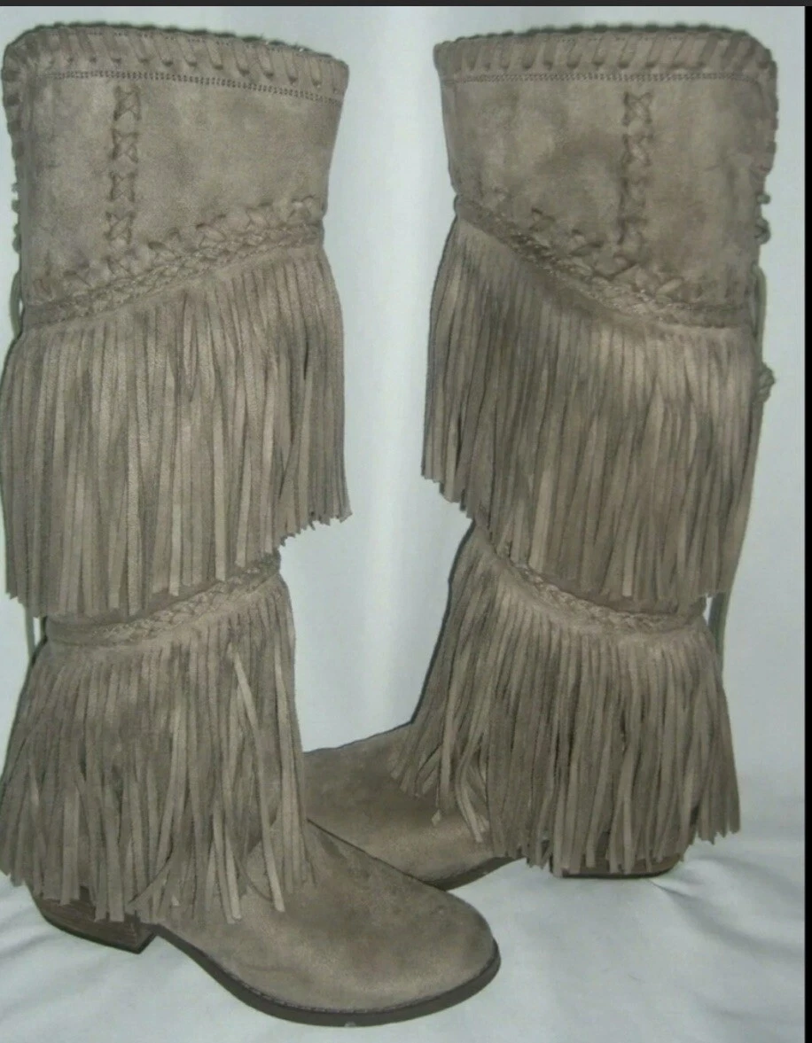 Not rated fringe boots sale