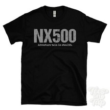NX500: Adventure twin in stealth T-Shirt motorcycle biker