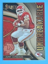 2020 Panini Select Tony Gonzalez Unbreakable #U25 Kansas City Chiefs