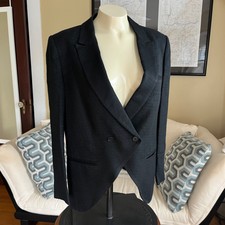 ZADIG & VOLTAIRE Wms Sz. M Valdo Deluxe Black...