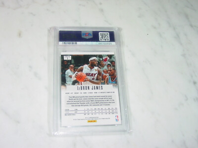 2012-13 Panini Prizm LeBron James PSA 10 Gem Mint Low POP #1 1st
