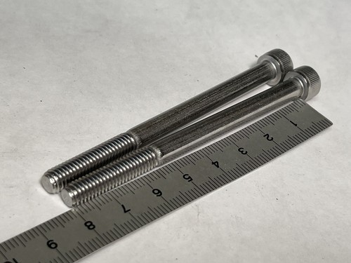 (2) M6-1.0x80mm Stainless Alloy Socket Head Cap Screws (23JN102) - Picture 2 of 2