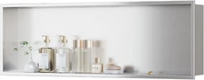 Bathroom Wall Niche, Stainless Steel Shower 36" X 12", Recessed for Bathroom, No