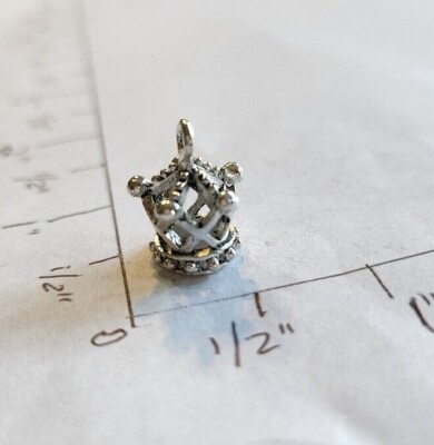 Crown charm story fairy tale castle king queen royalty fantasy throne  C1