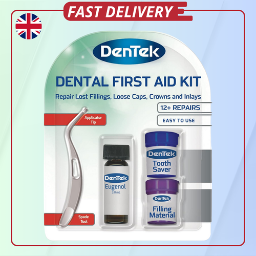 DenTek Strong Teeth Tooth Repair Permanent Dental Cement Cavity